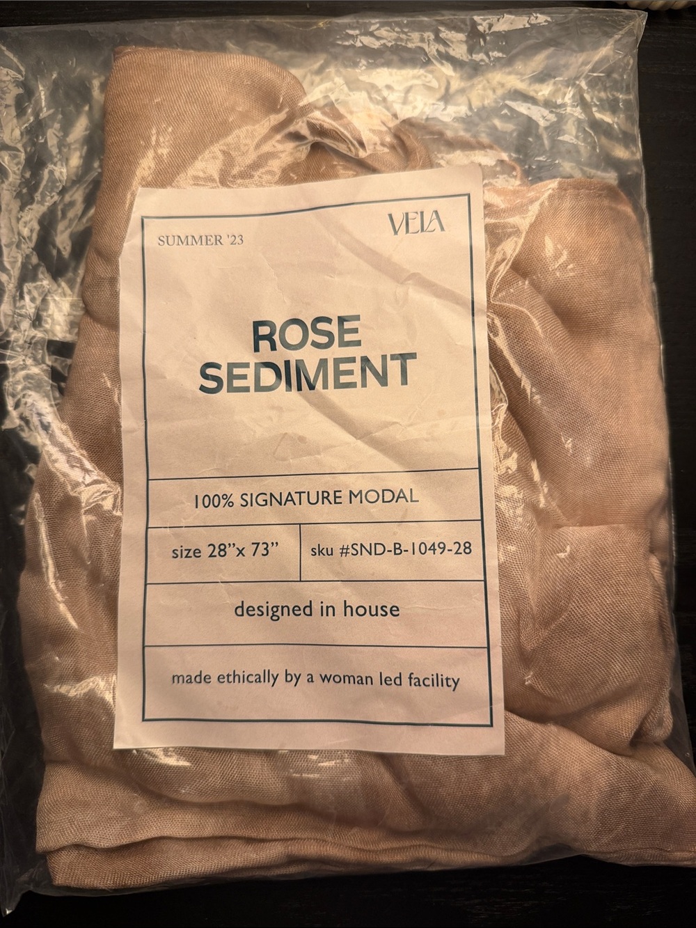 Vela Rose Sediment Modal Sheet - Rose Sediment